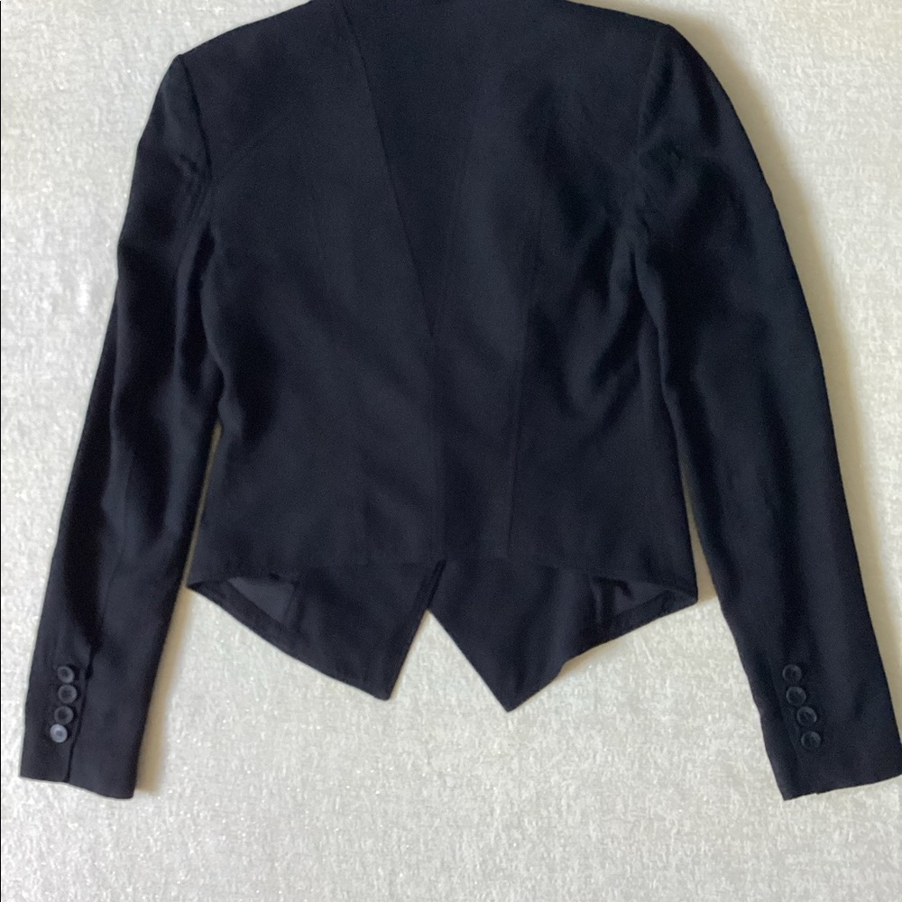 Helmet Lang Cropped Single Button Blazer Womans S… - image 6